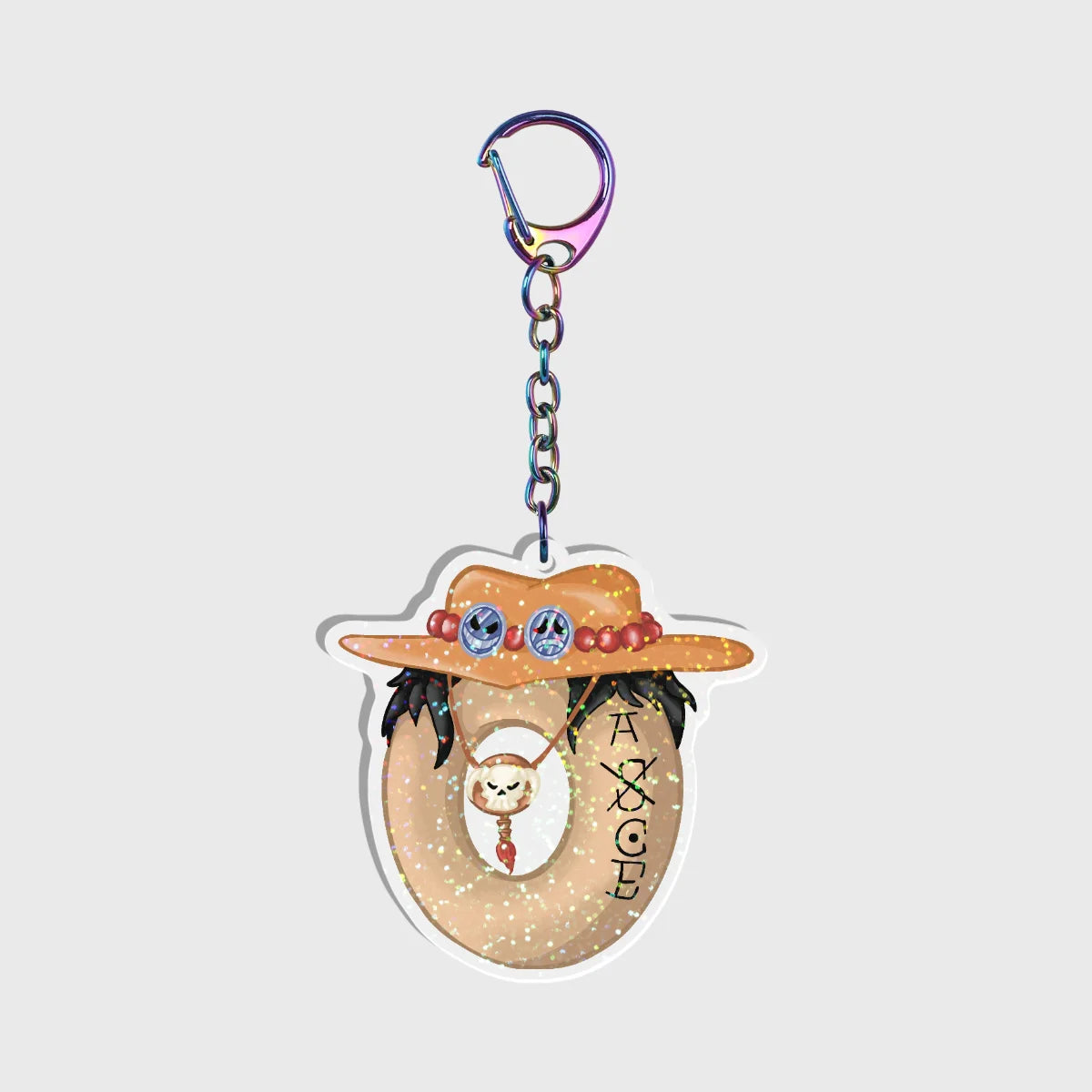 Portgas D Ace Donut Keychain