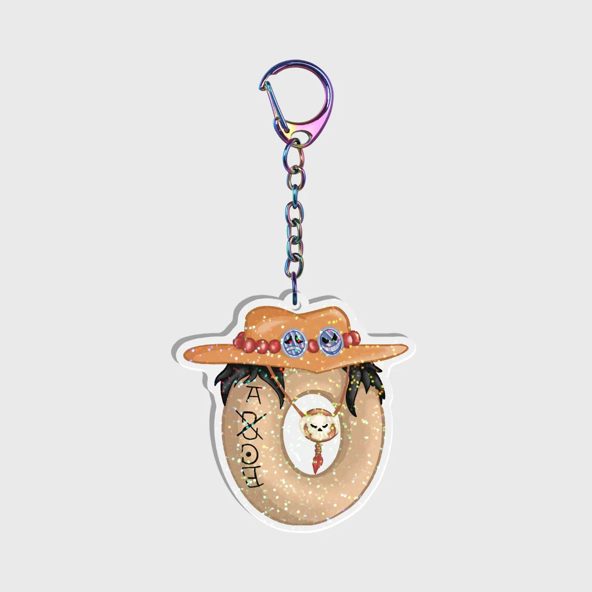 Portgas D Ace Donut Keychain